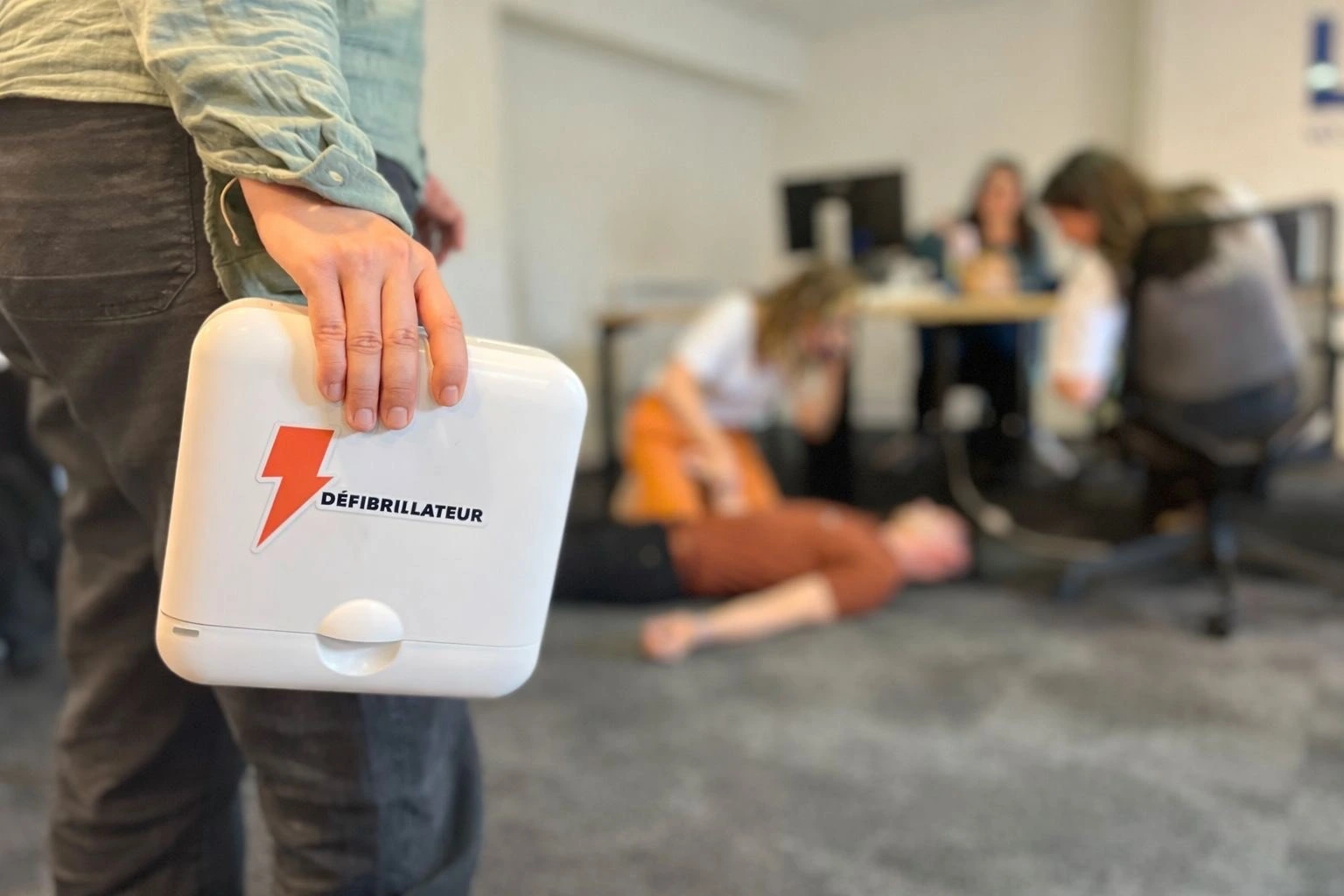 Arret cardiaque au travail